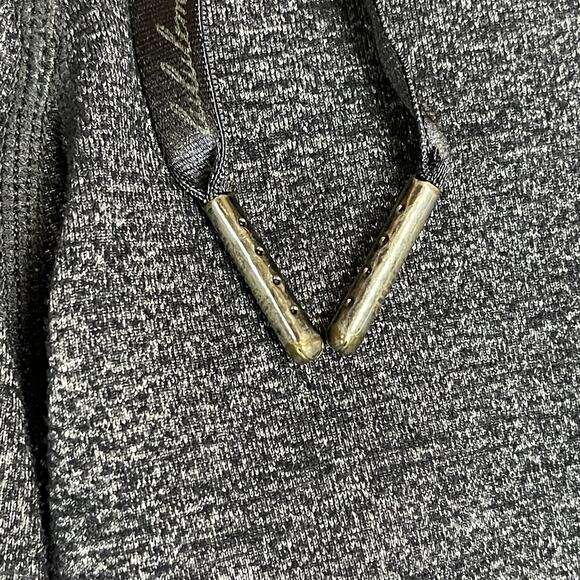 Lululemon Pants Womens M Gray Wide Leg Cropped Drawstring Waist Athletic Stretch - Picture 10 of 12